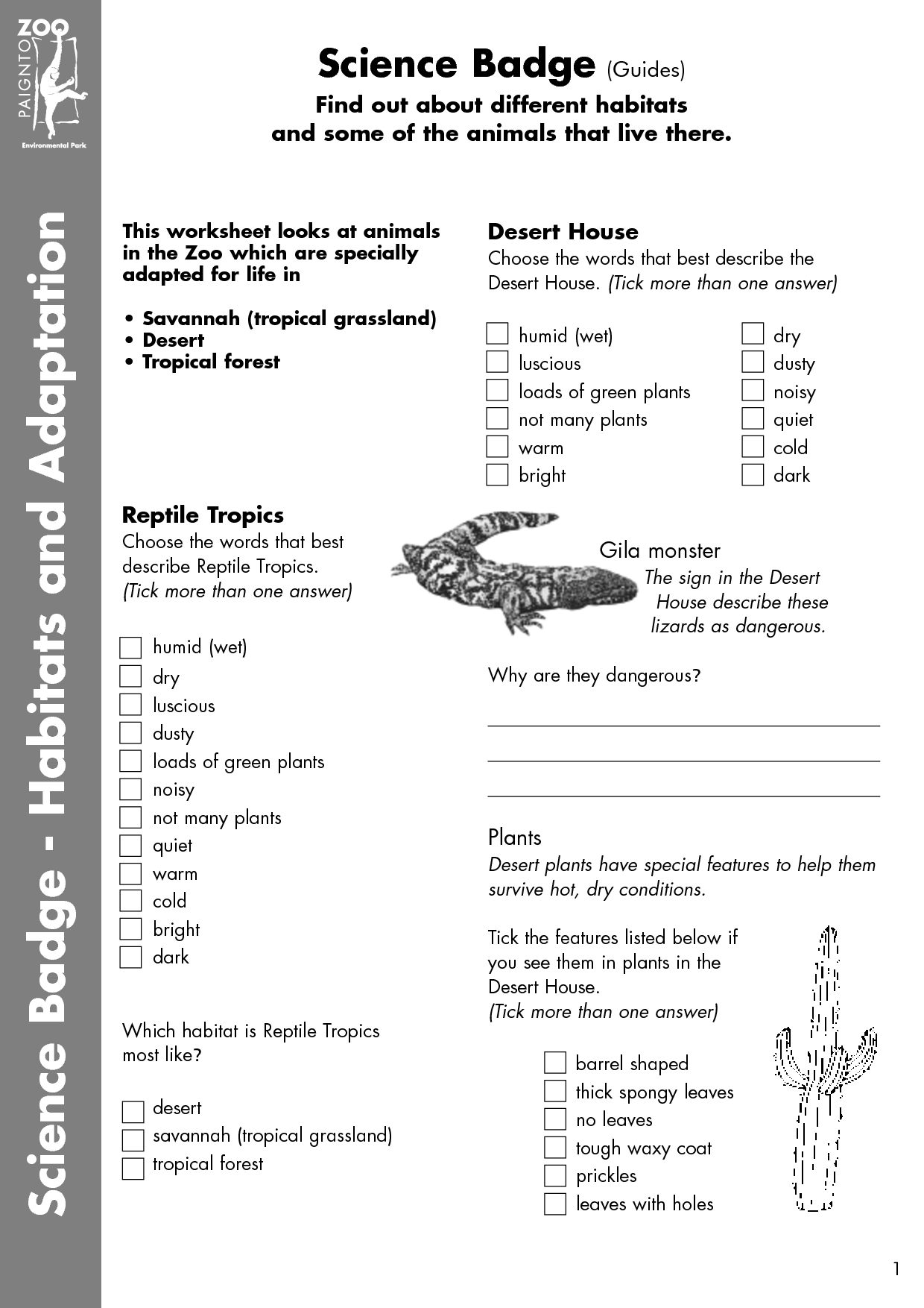 80 Adaptations In Animals Worksheets 52