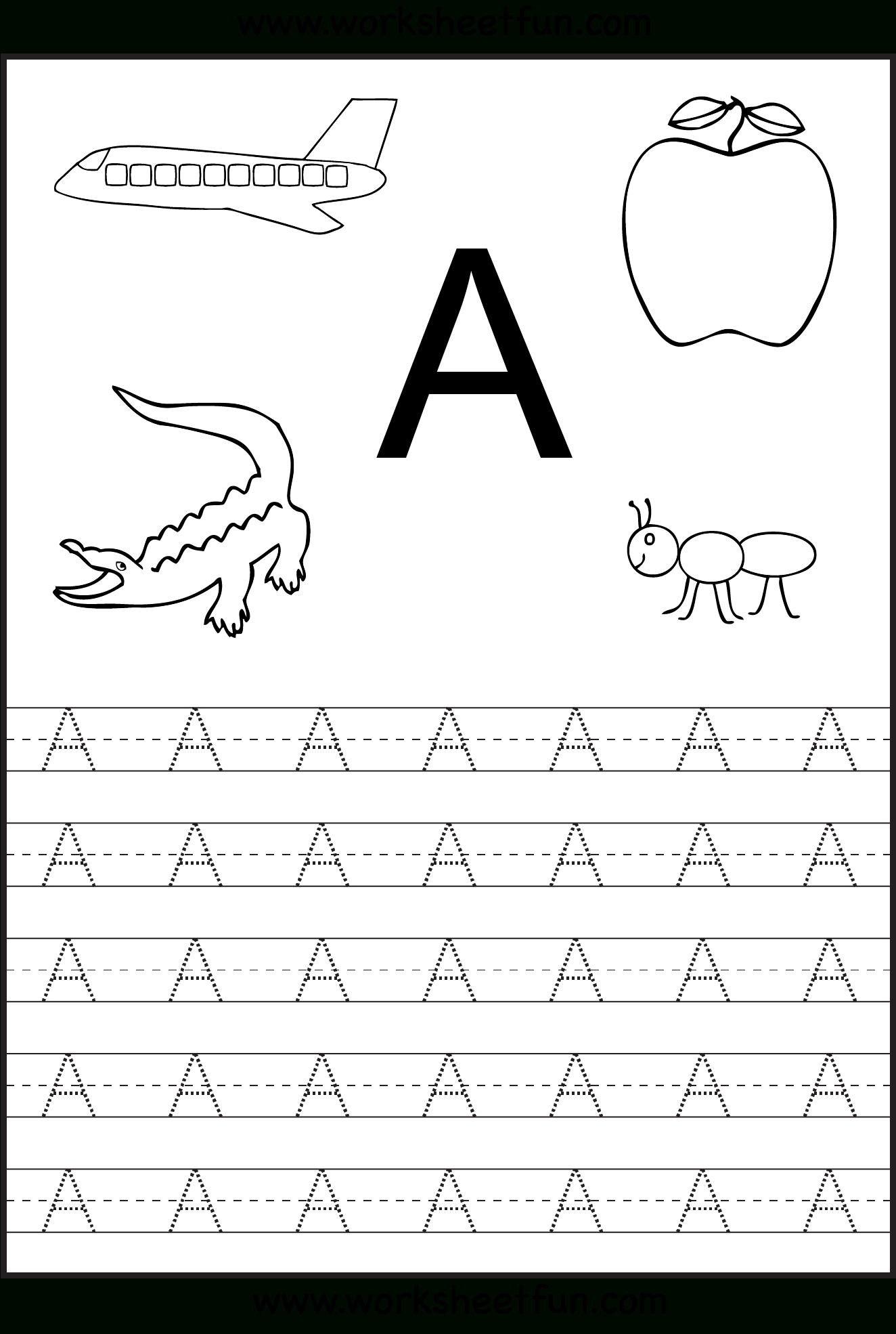 80 Pre K Trace Worksheets 13