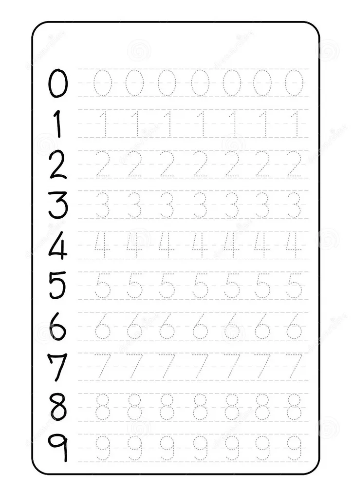 80 Pre K Trace Worksheets 24