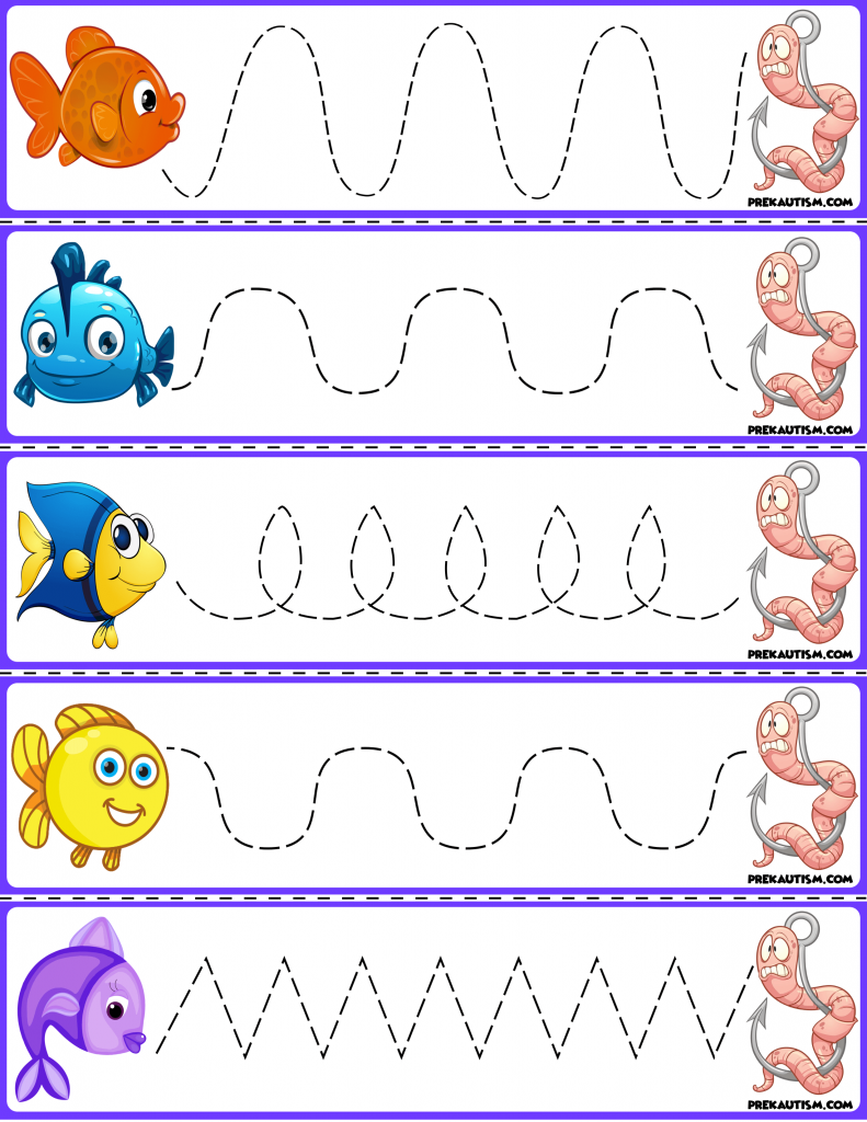 80 Pre K Trace Worksheets 27