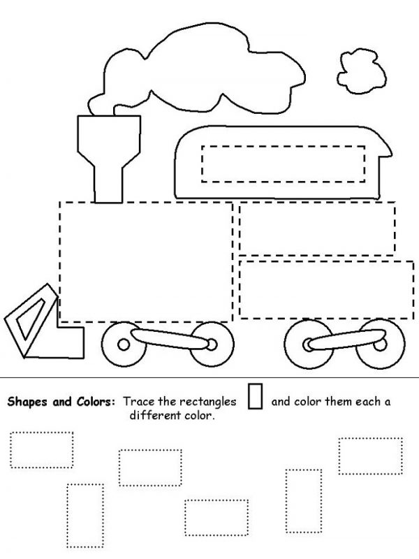 80 Pre K Trace Worksheets 67