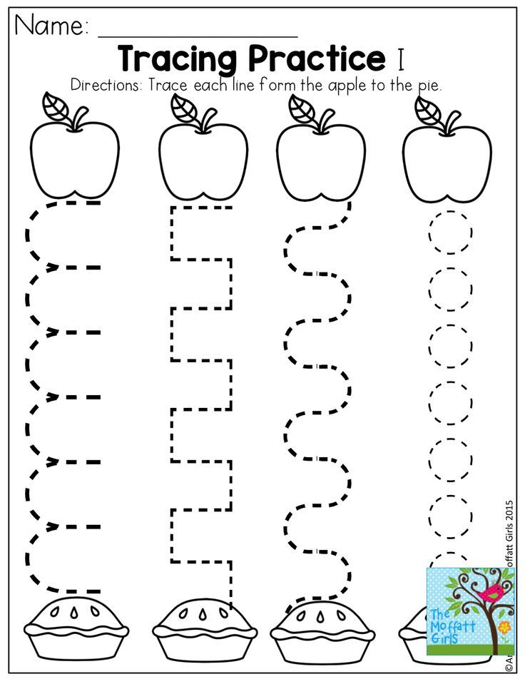 80 Pre K Trace Worksheets 73