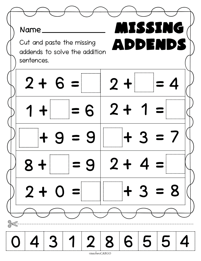 80 Printable Addition Within 10 Worksheets 34