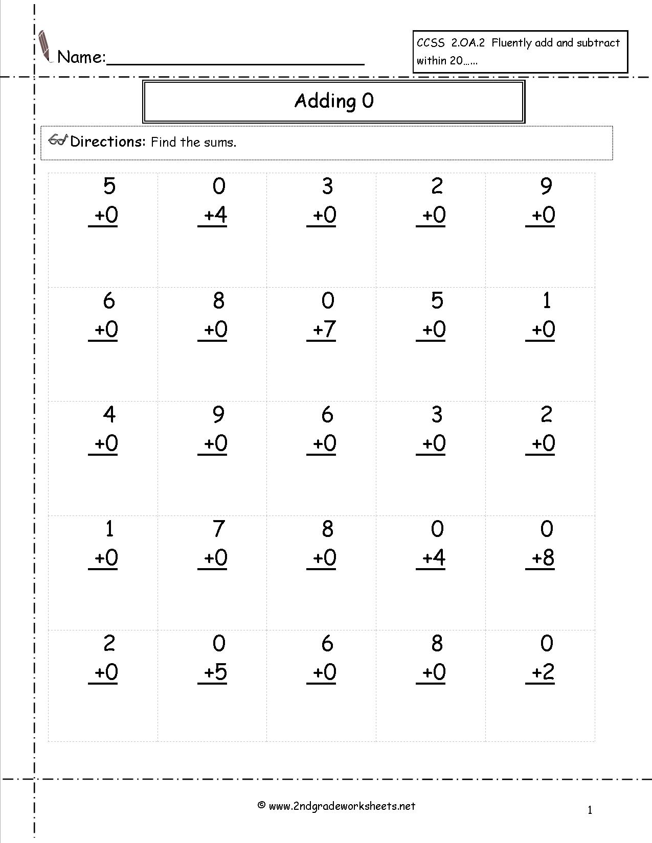 80 Printable Addition Within 10 Worksheets 35