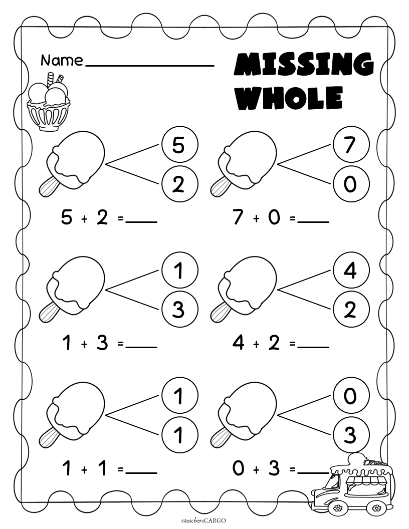 80 Printable Addition Within 10 Worksheets 41