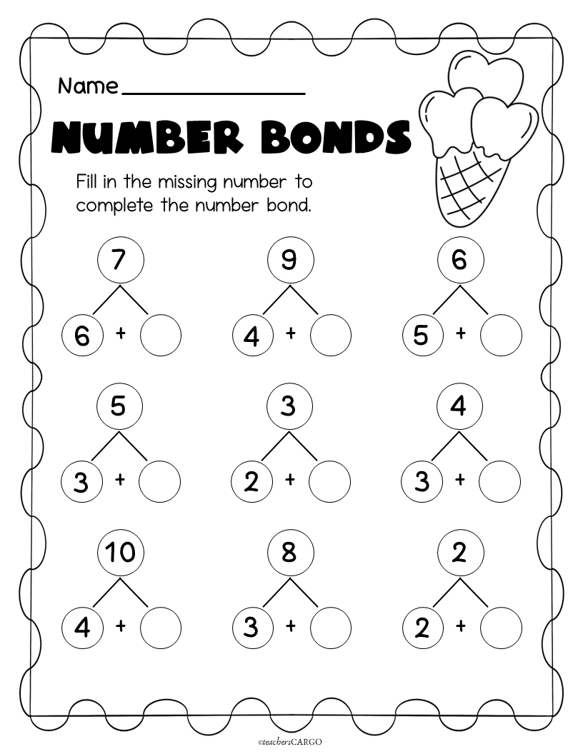 80 Printable Addition Within 10 Worksheets 44