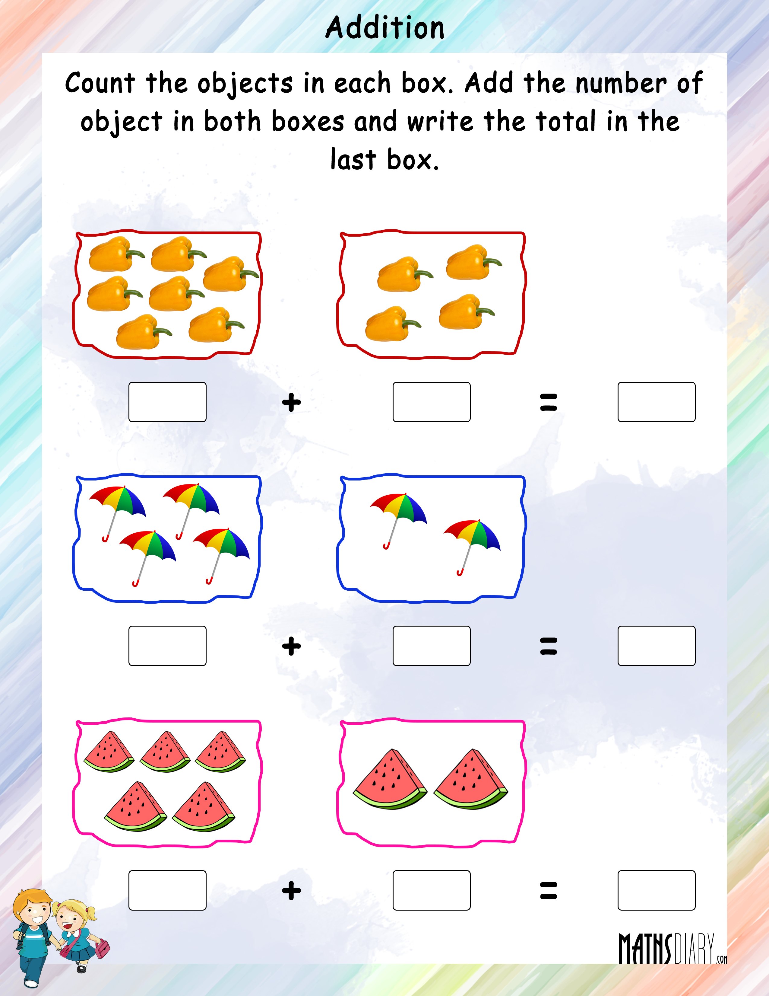 80 Printable Addition Within 10 Worksheets 60