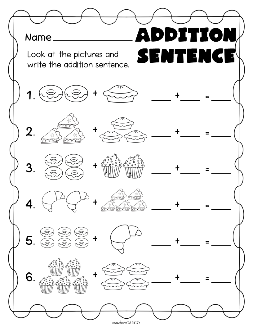 80 Printable Addition Within 10 Worksheets 63