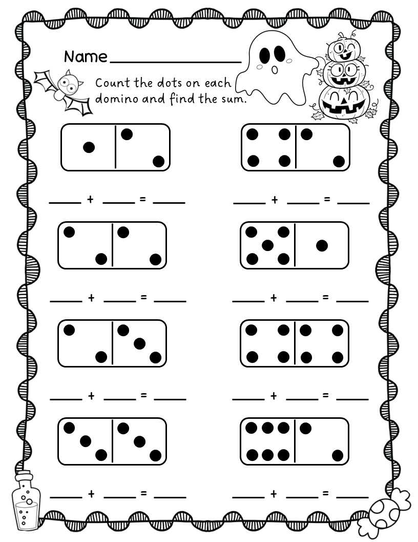 80 Printable Addition Within 10 Worksheets 66