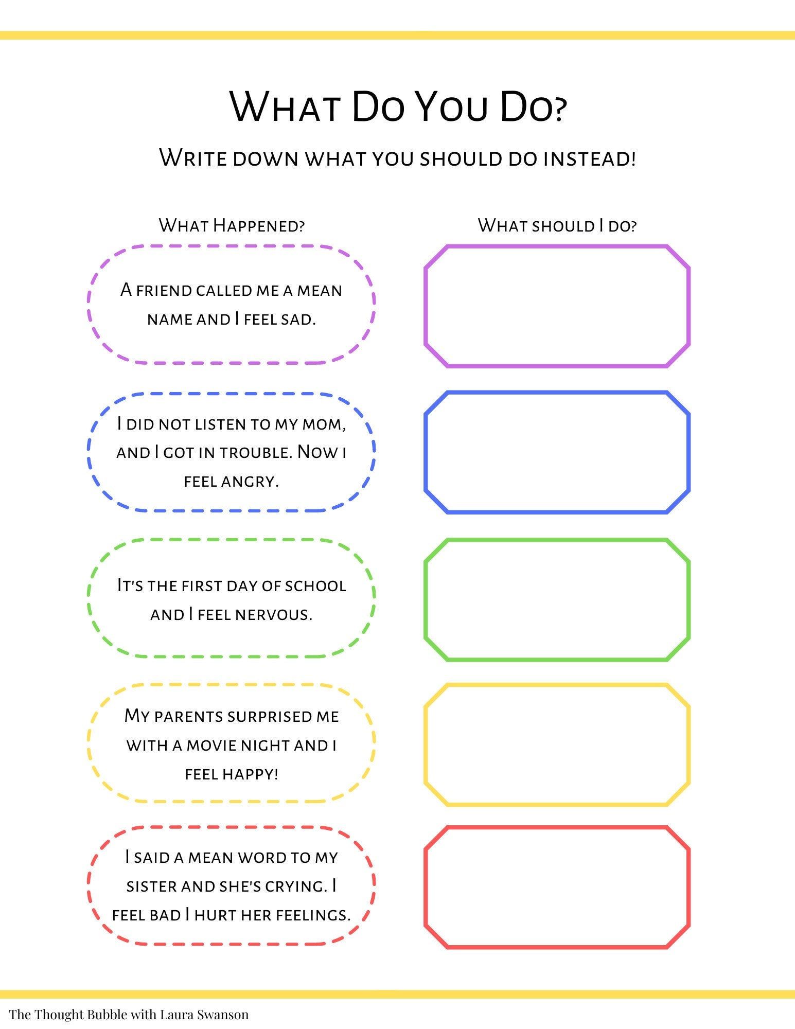 80 Printable Cbt Worksheets For Teens 31