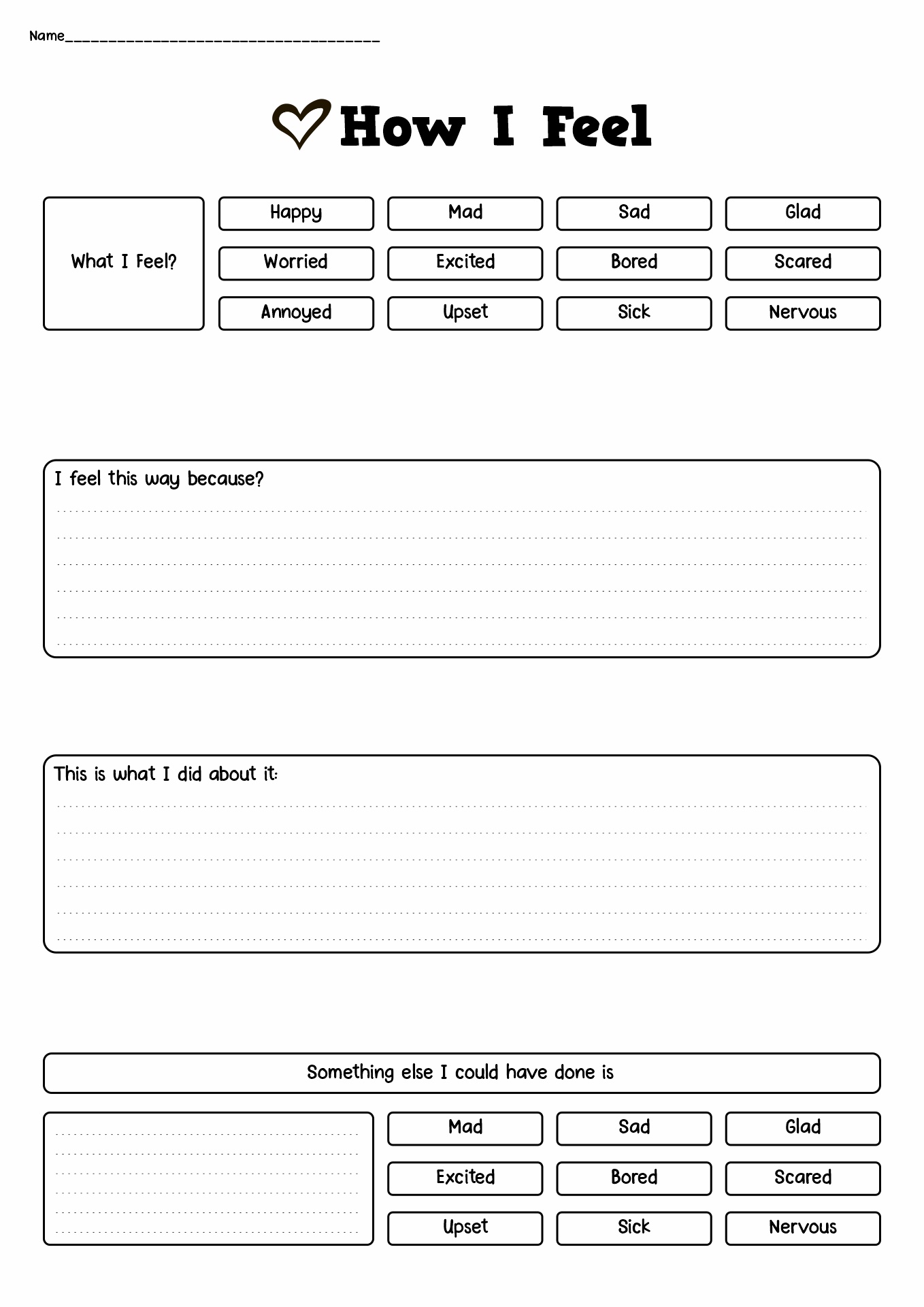 80 Printable Cbt Worksheets For Teens 7