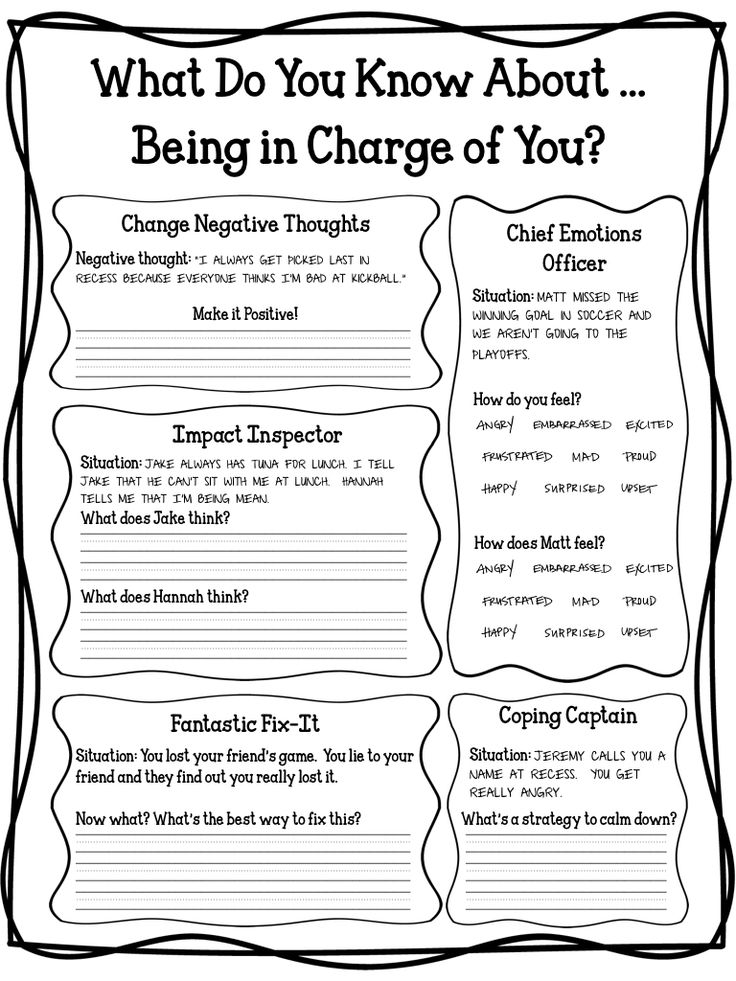 80 Printable Cbt Worksheets For Teens 70