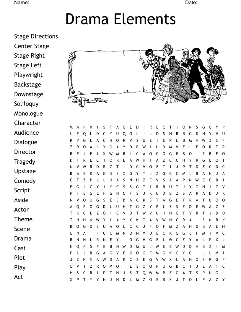 80 Printable Elements Of Drama Worksheets 83