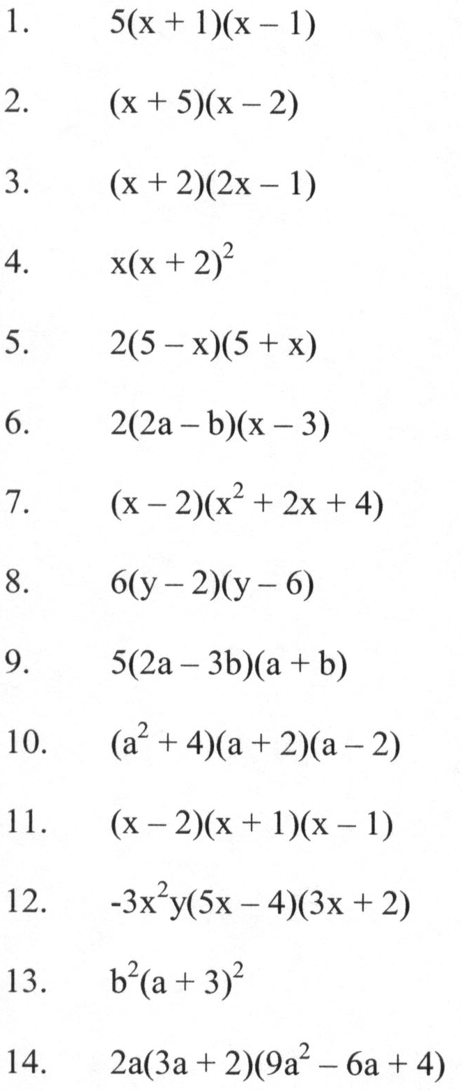 80 Printable Factorization Worksheets With Answers 60