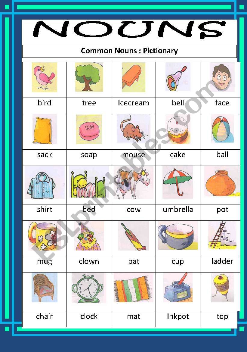 80 Printable Identify The Nouns Worksheets 17