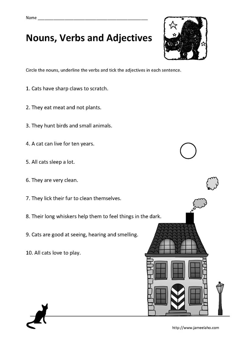 80 Printable Identify The Nouns Worksheets 3