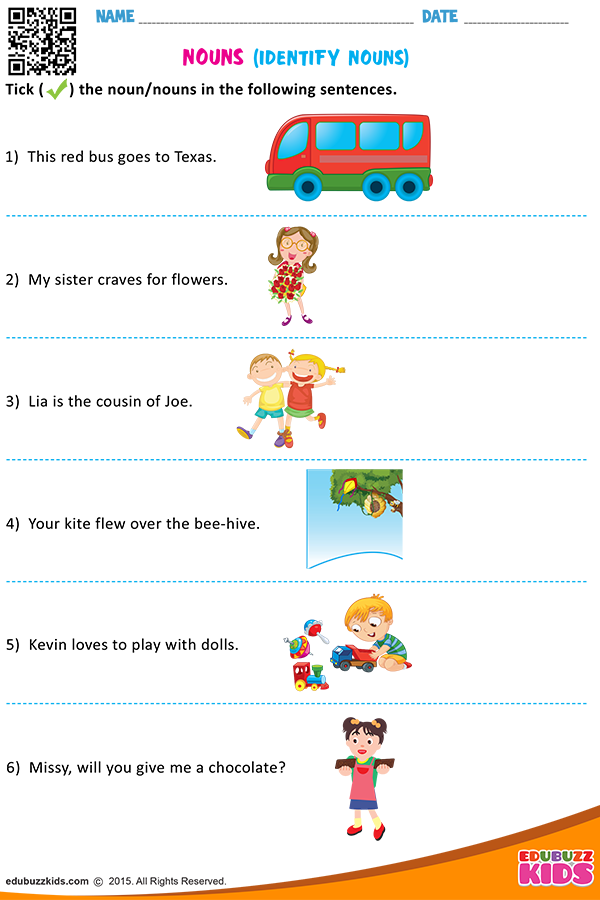 80 Printable Identify The Nouns Worksheets 31