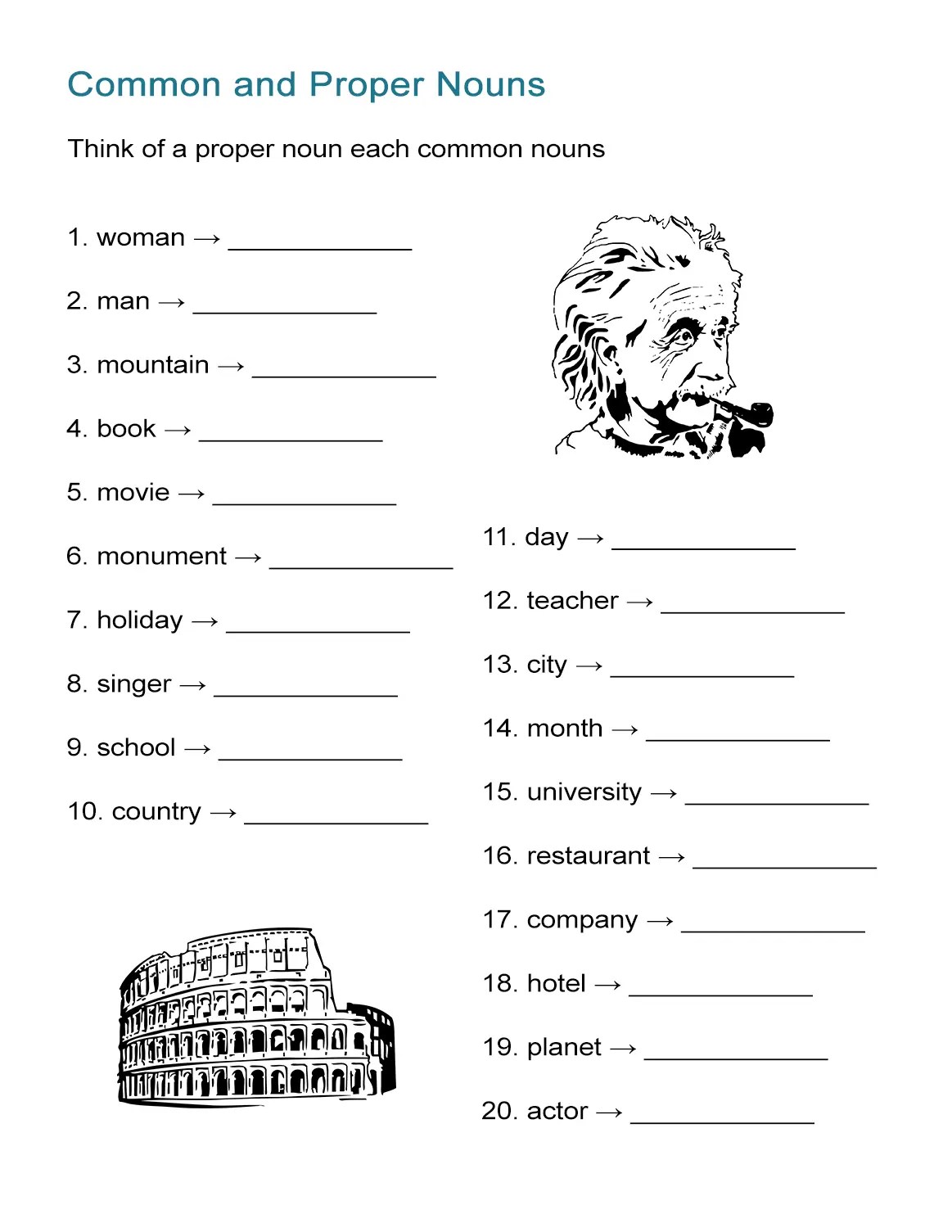 80 Printable Identify The Nouns Worksheets 79