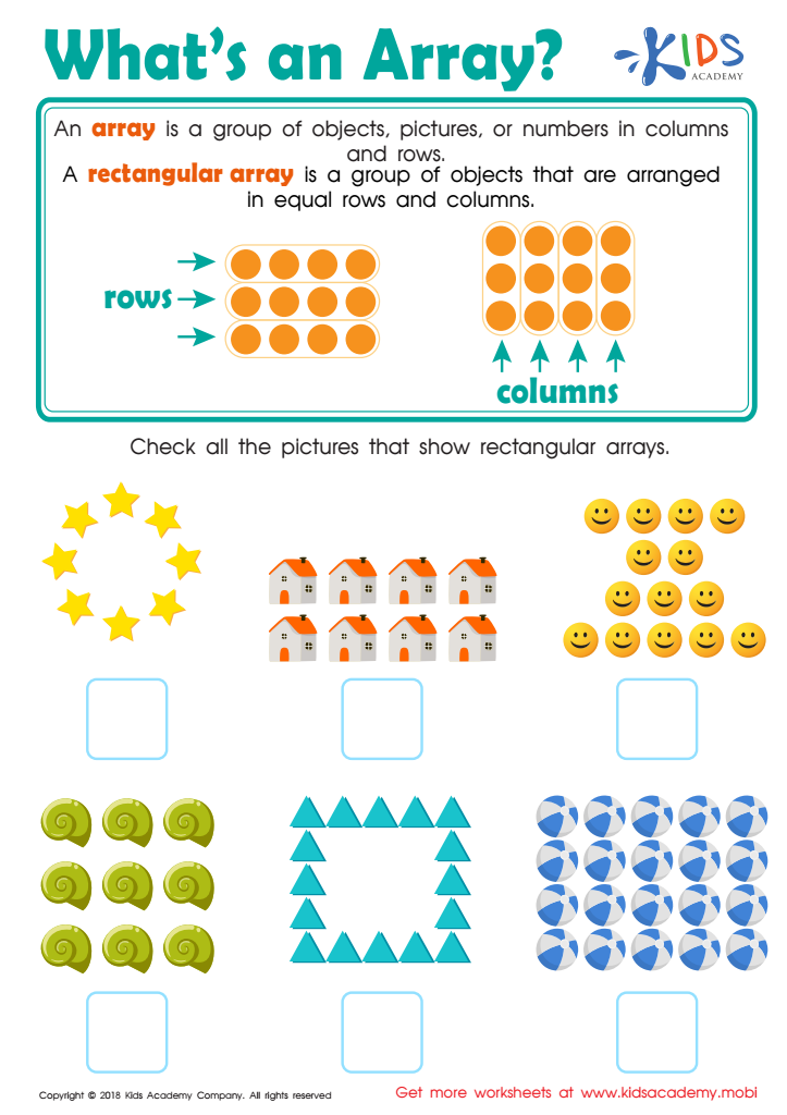 80 Printable Multiplying With Arrays Worksheets 21