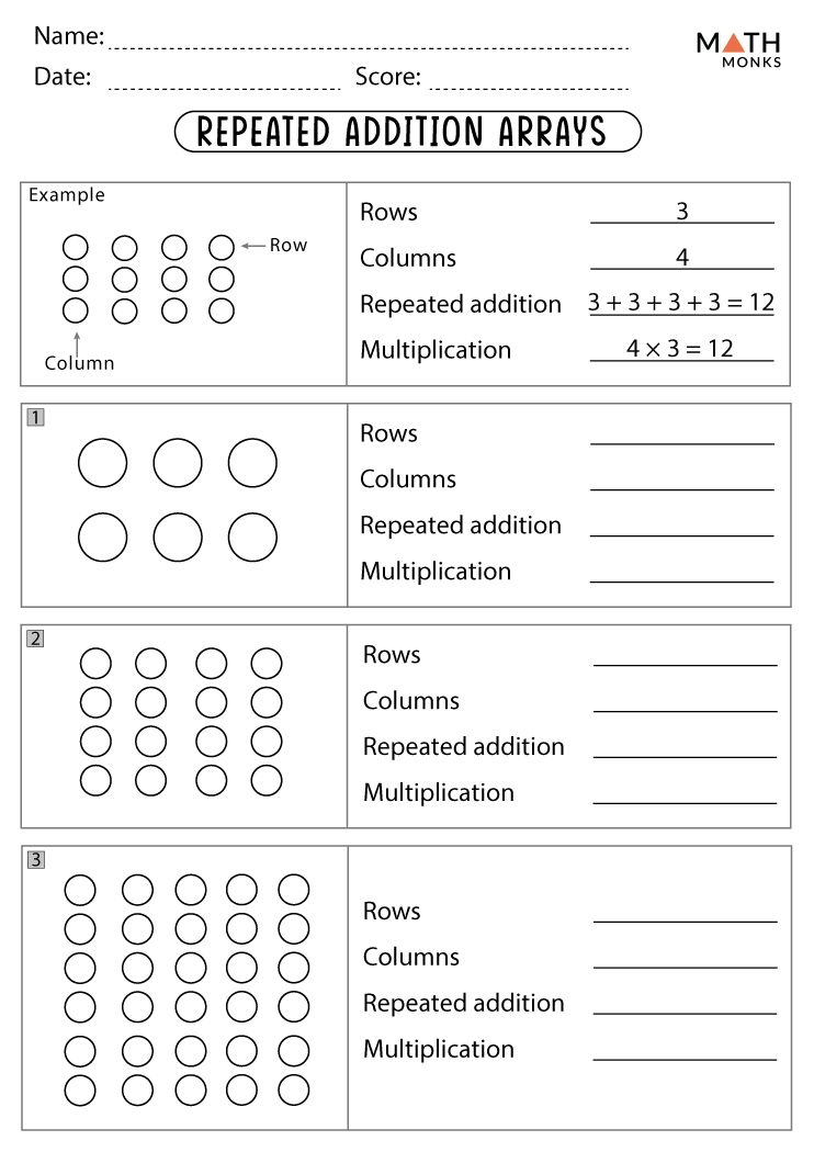 80 Printable Multiplying With Arrays Worksheets 27