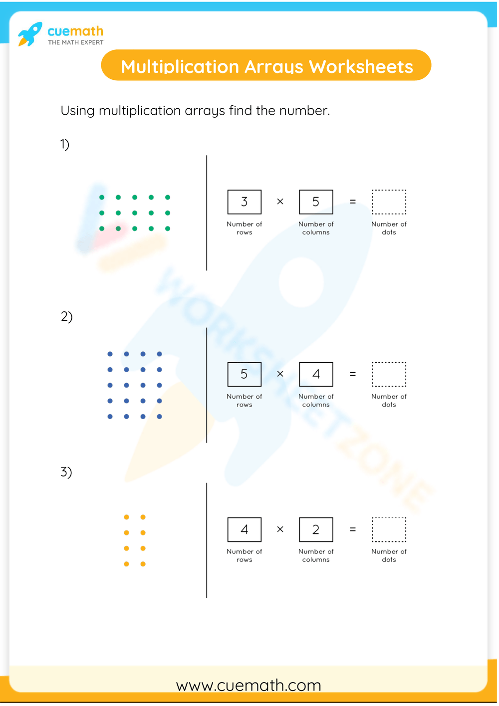 80 Printable Multiplying With Arrays Worksheets 41