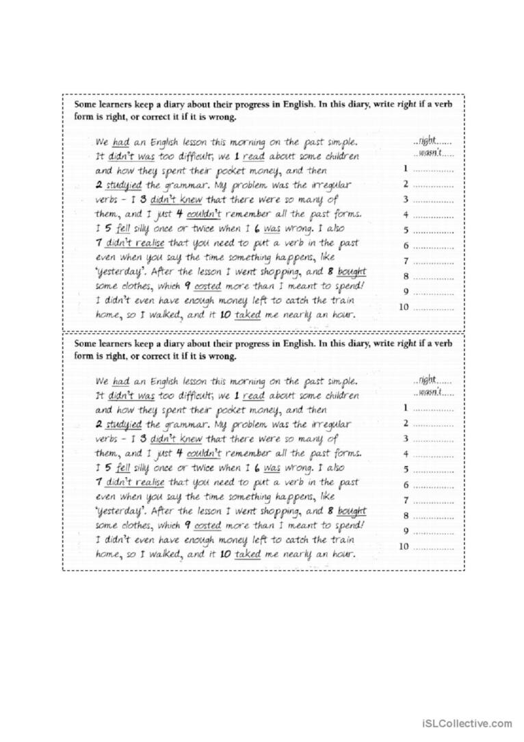 80 Printable Paragraph Correction Worksheets Pdf 27