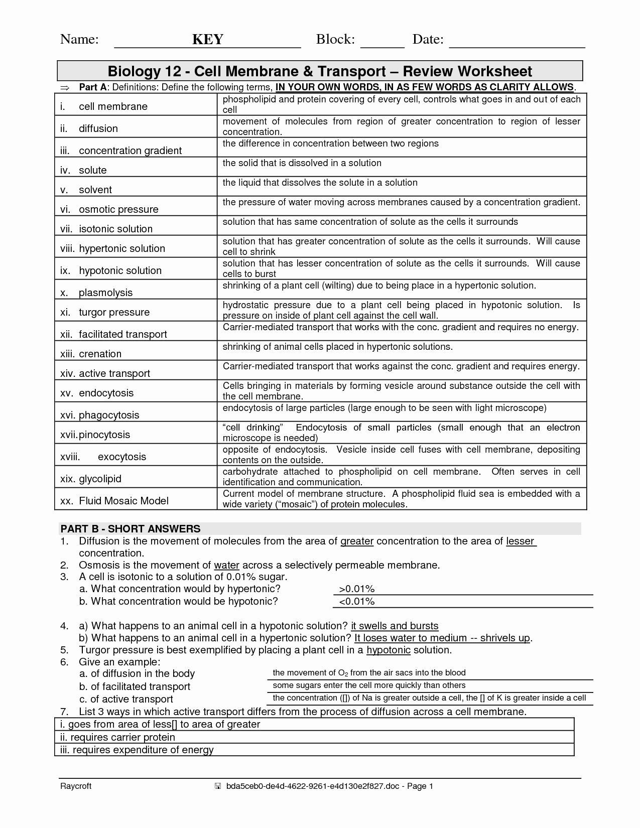 80 Printable Symbiosis Worksheets Answer Key 22