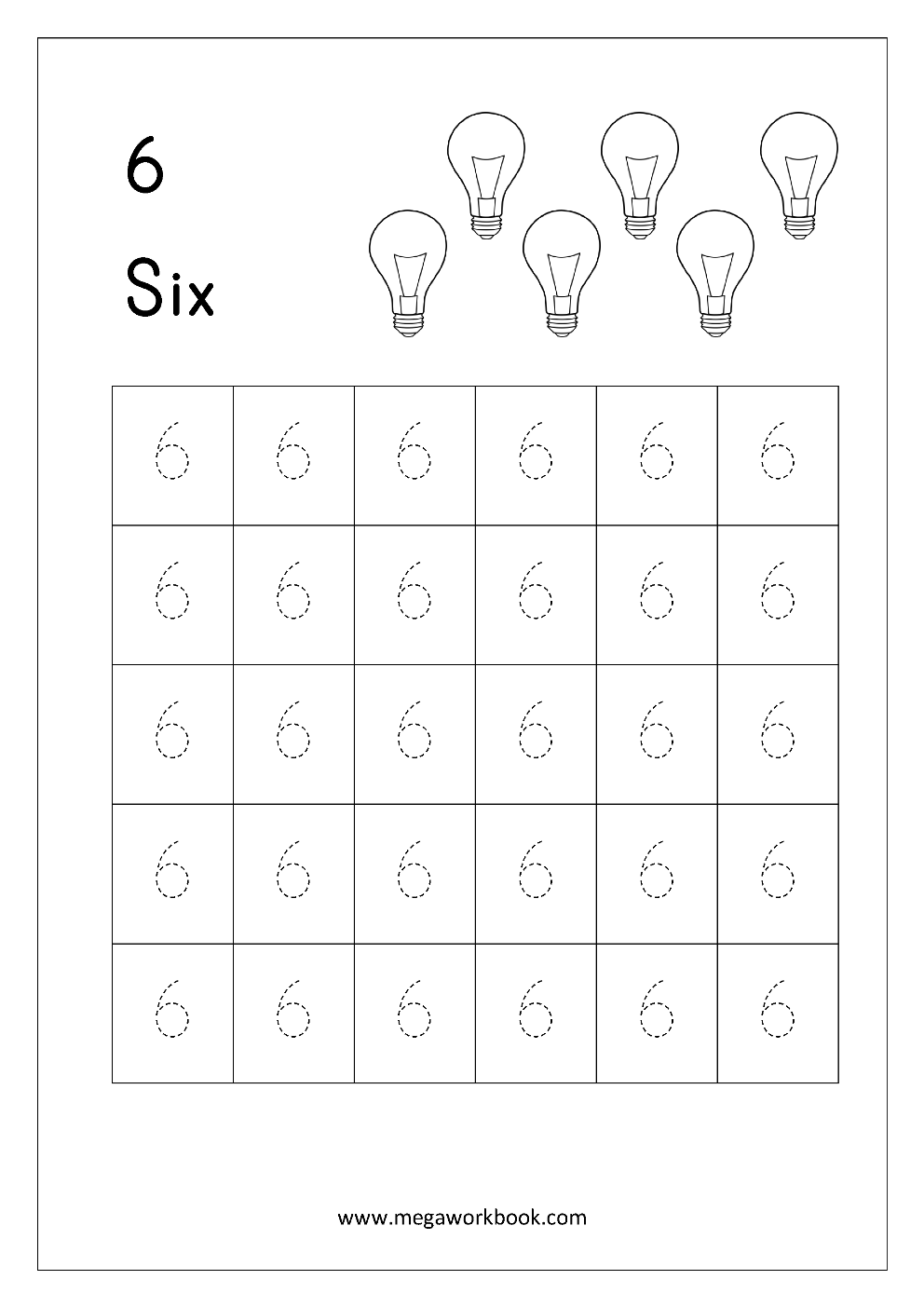 80 Printable Trace The Numbers Worksheets 11