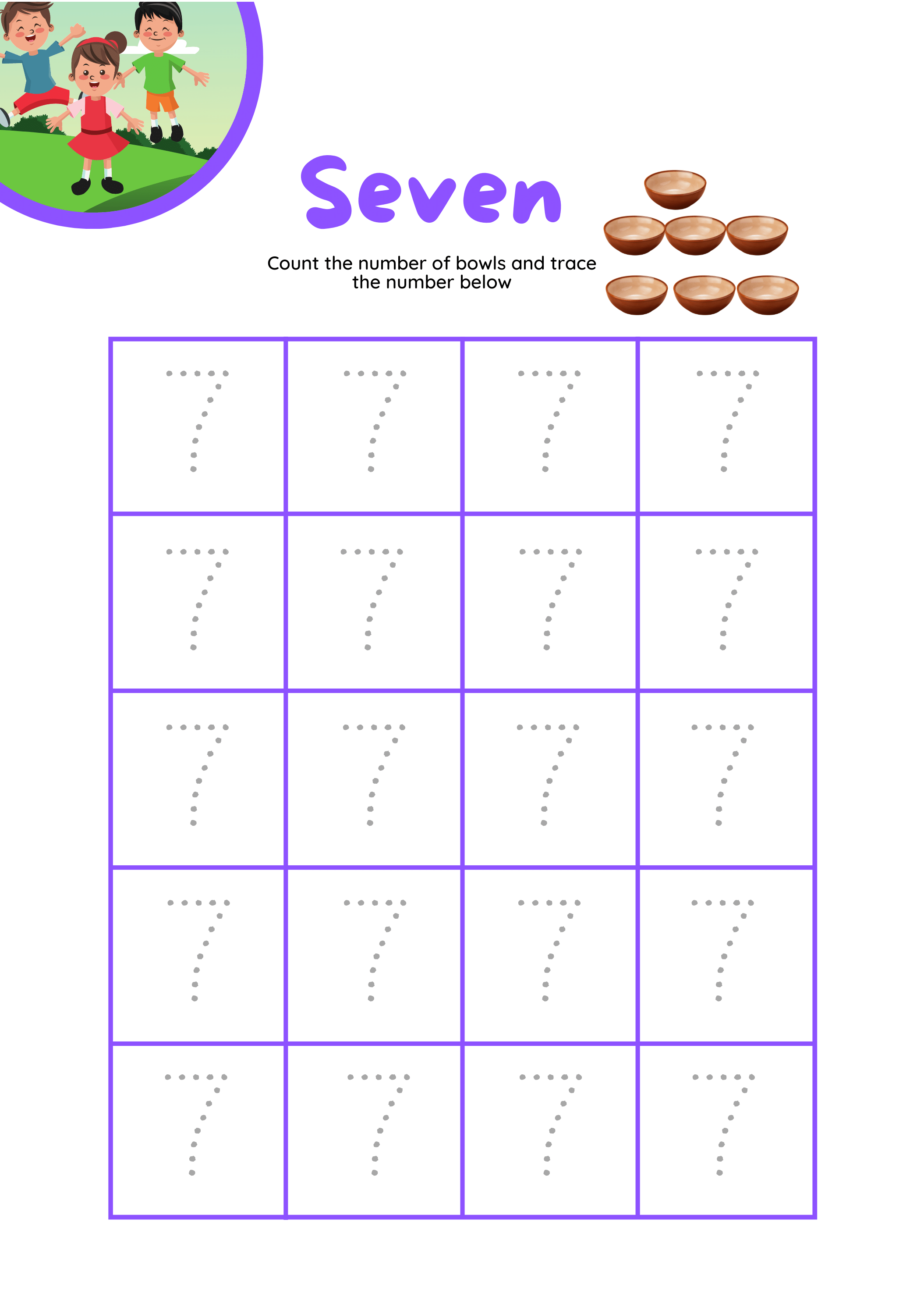 80 Printable Trace The Numbers Worksheets 21