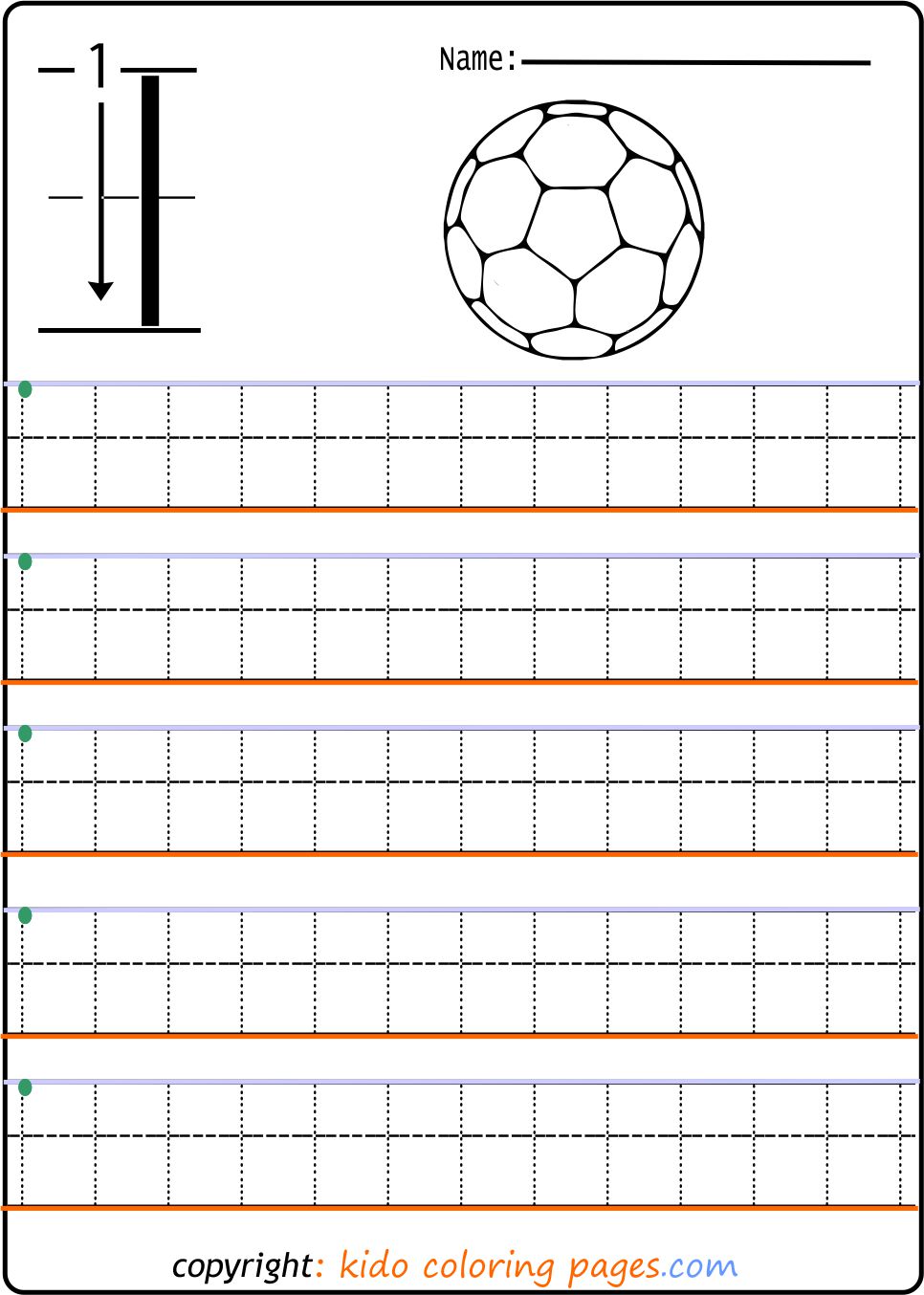 80 Printable Trace The Numbers Worksheets 33