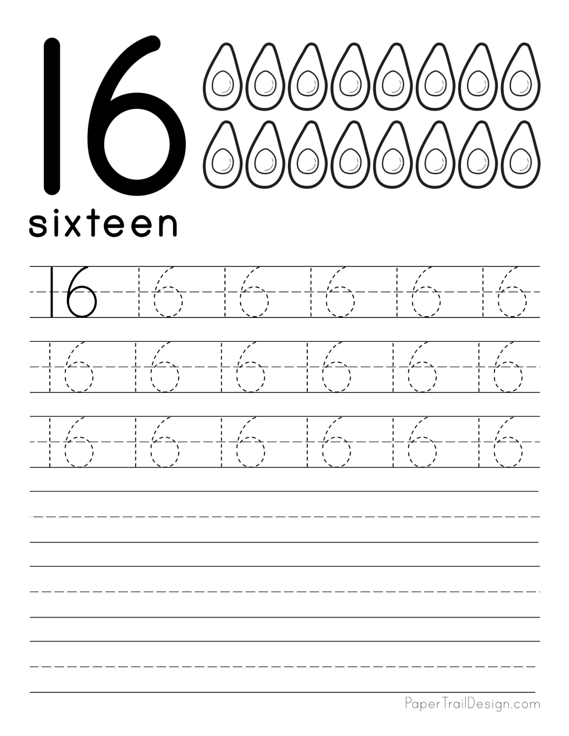 80 Printable Trace The Numbers Worksheets 38