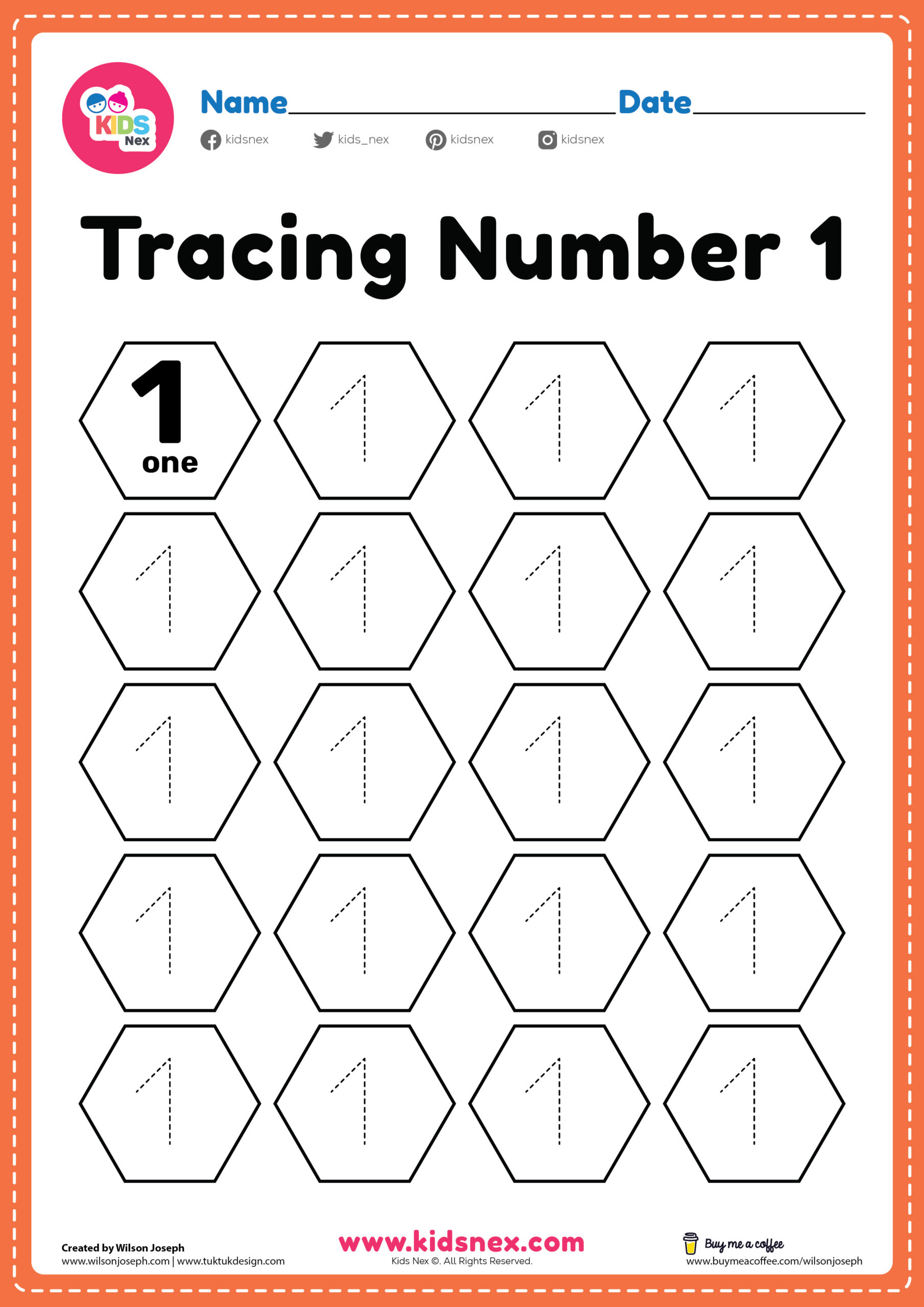 80 Printable Trace The Numbers Worksheets 56