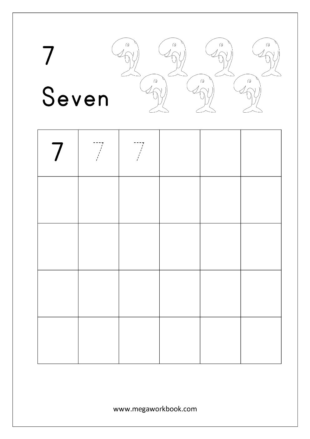 80 Printable Trace The Numbers Worksheets 60