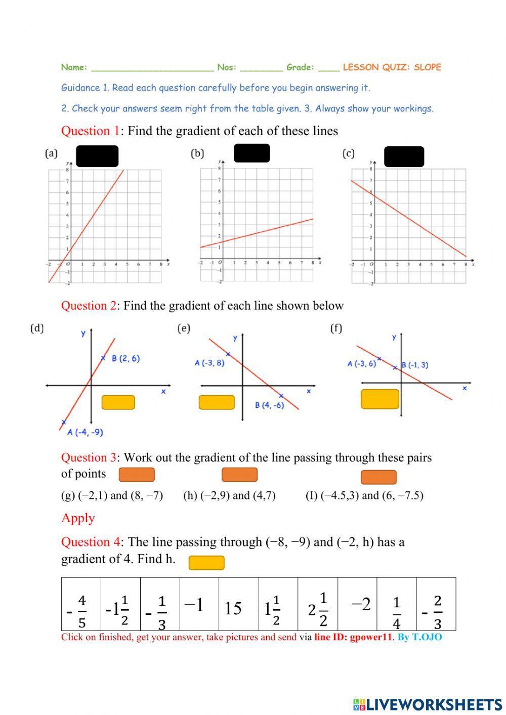 80 Printable Types Of Slopes Worksheets 75