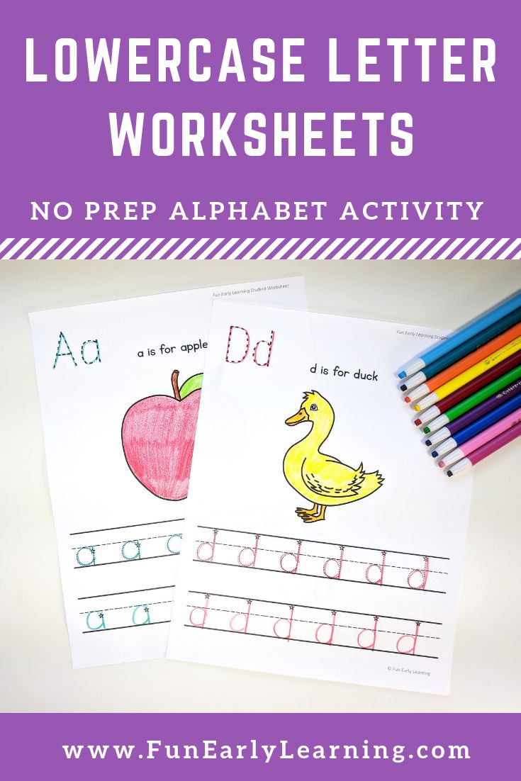 80 Printable Write Lowercase Letters Worksheets 13