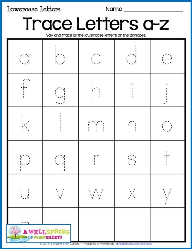 80 Printable Write Lowercase Letters Worksheets 24