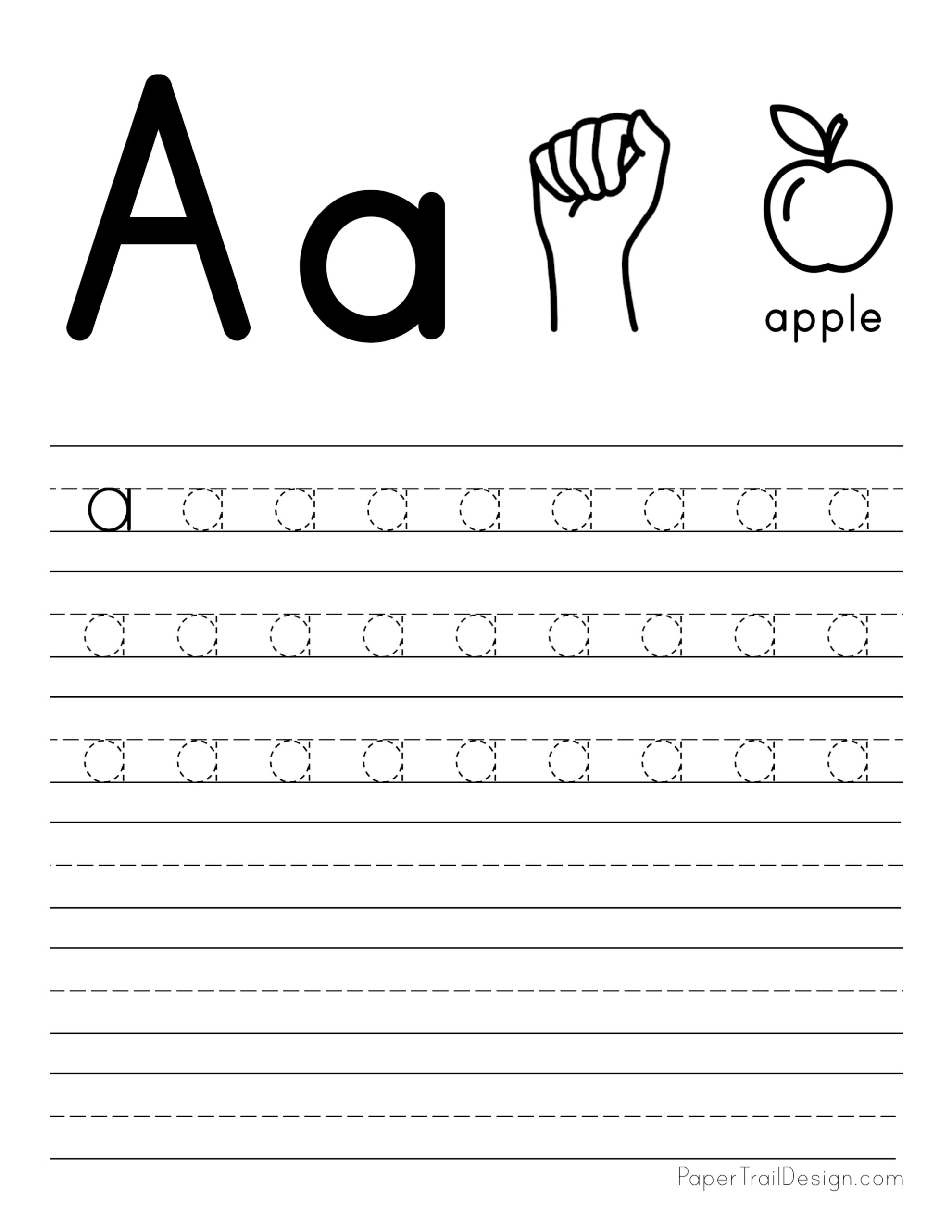 80 Printable Write Lowercase Letters Worksheets 39