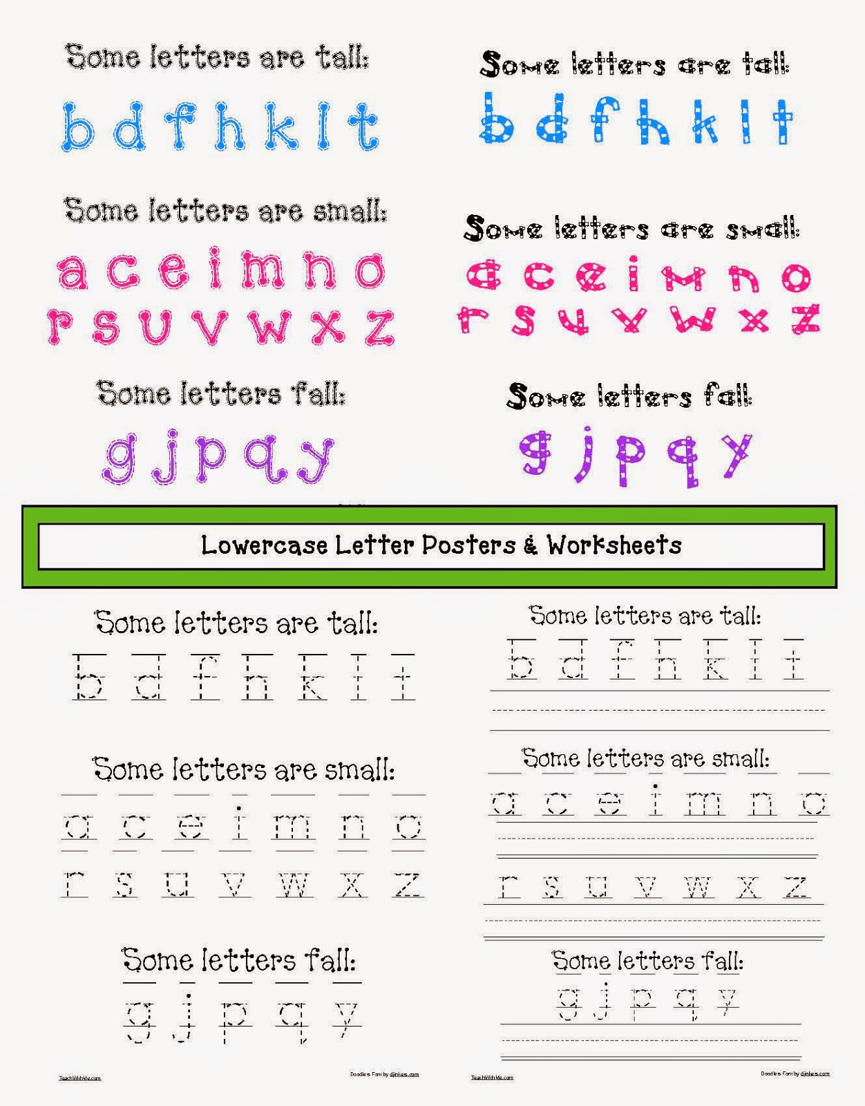 80 Printable Write Lowercase Letters Worksheets 41