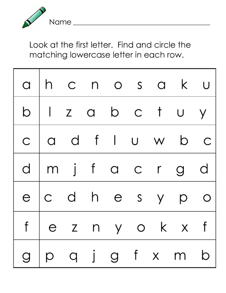 80 Printable Write Lowercase Letters Worksheets 45