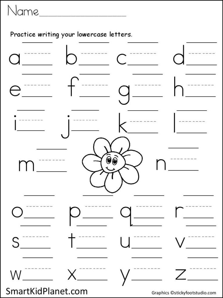 80 Printable Write Lowercase Letters Worksheets 46