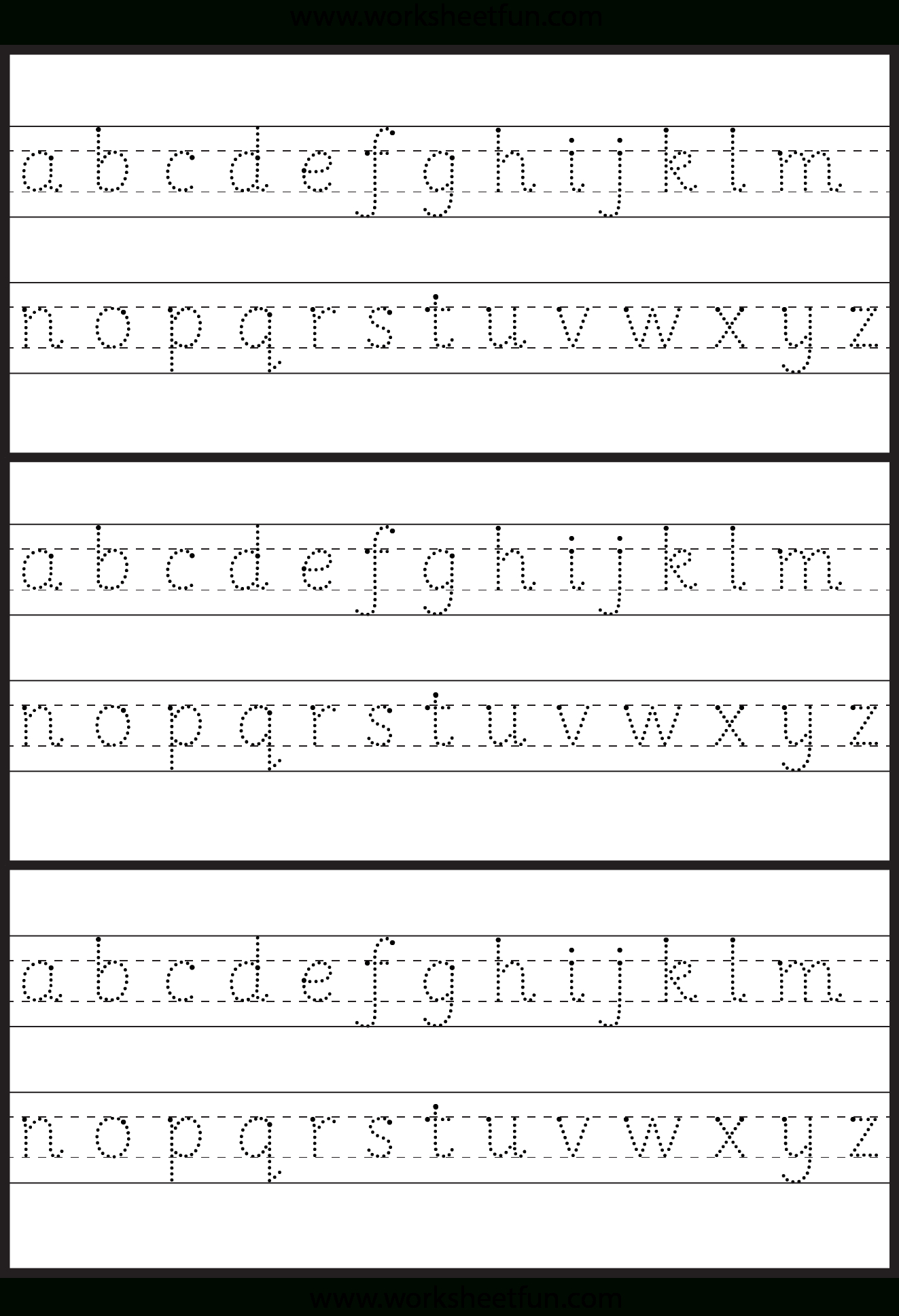 80 Printable Write Lowercase Letters Worksheets 48