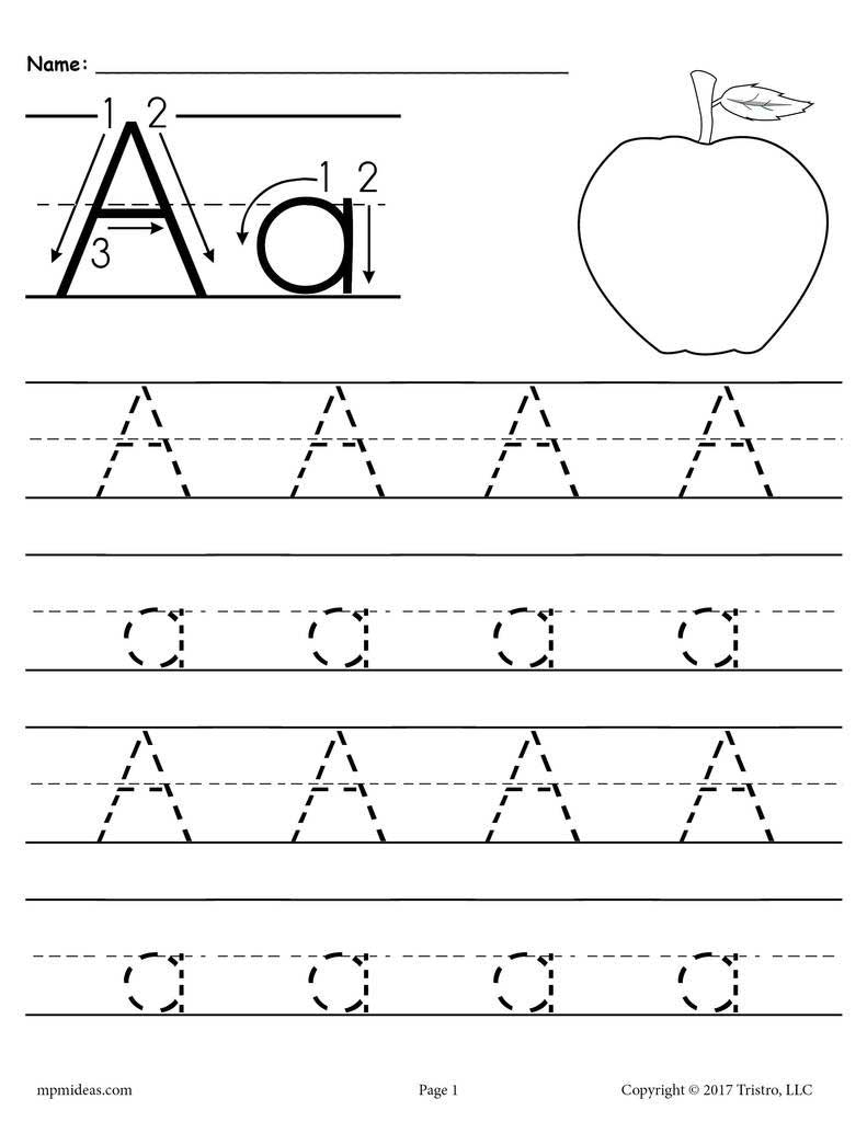 80 Printable Write Lowercase Letters Worksheets 49