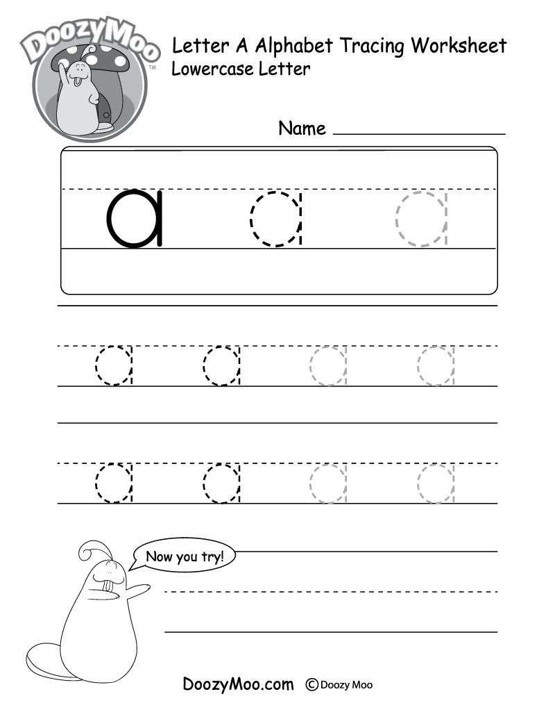 80 Printable Write Lowercase Letters Worksheets 5