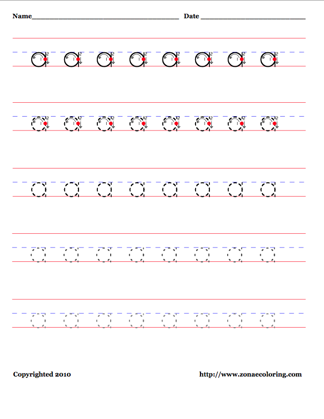 80 Printable Write Lowercase Letters Worksheets 74