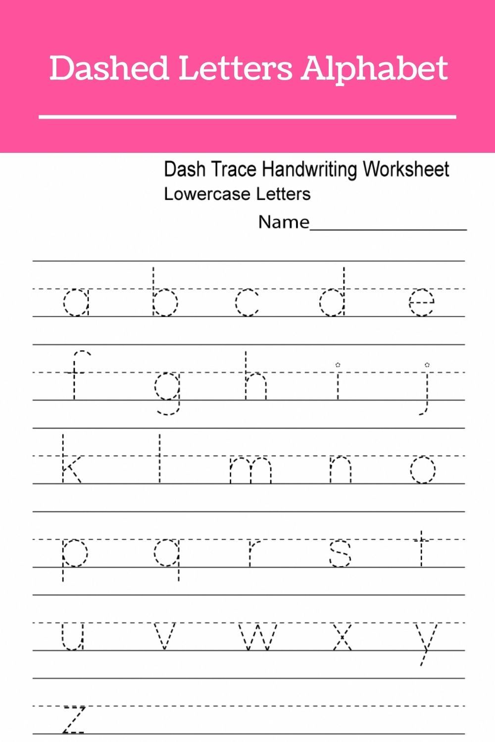 80 Printable Write Lowercase Letters Worksheets 85