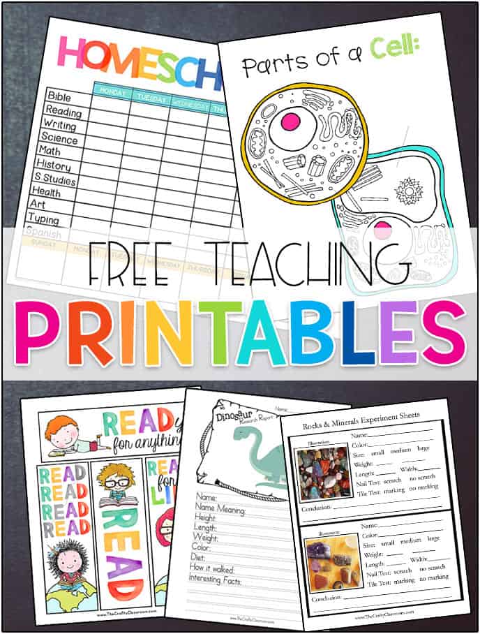 85 Free Homeschool Printable Worksheets 1