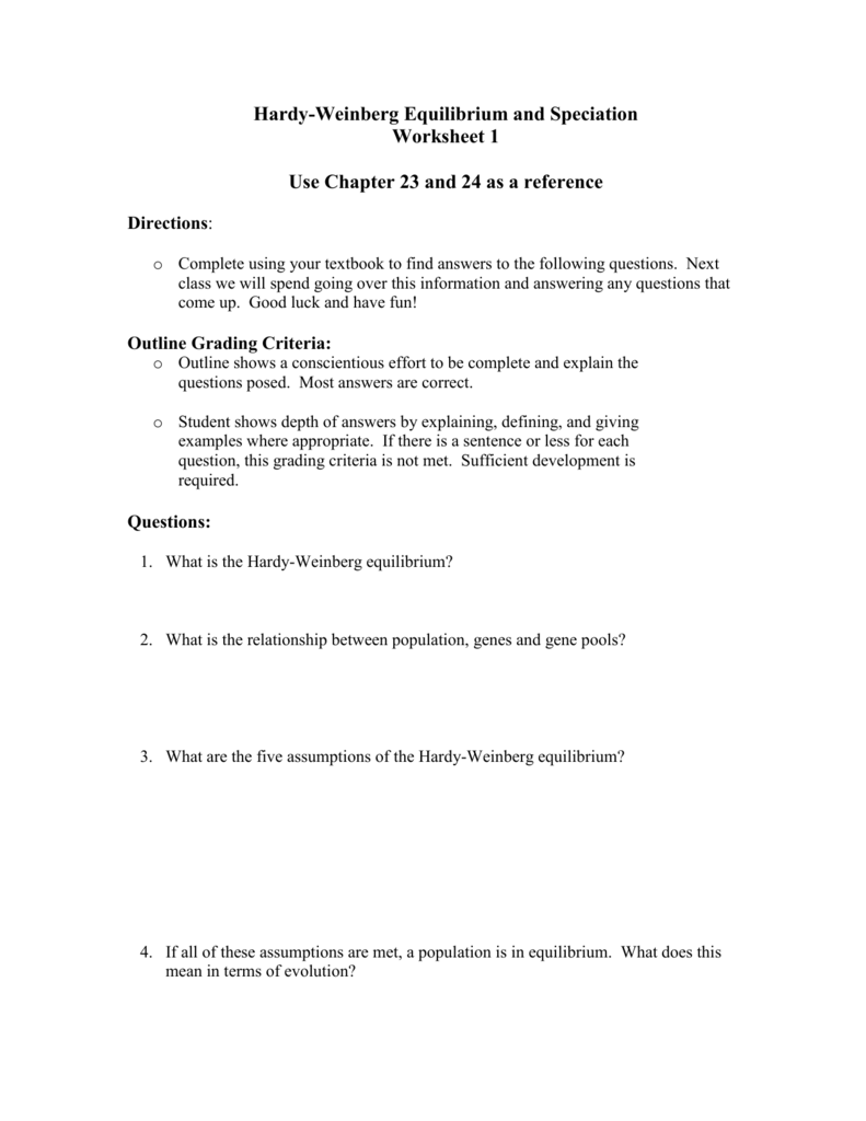 85 Speciation Worksheets Answer Key 65