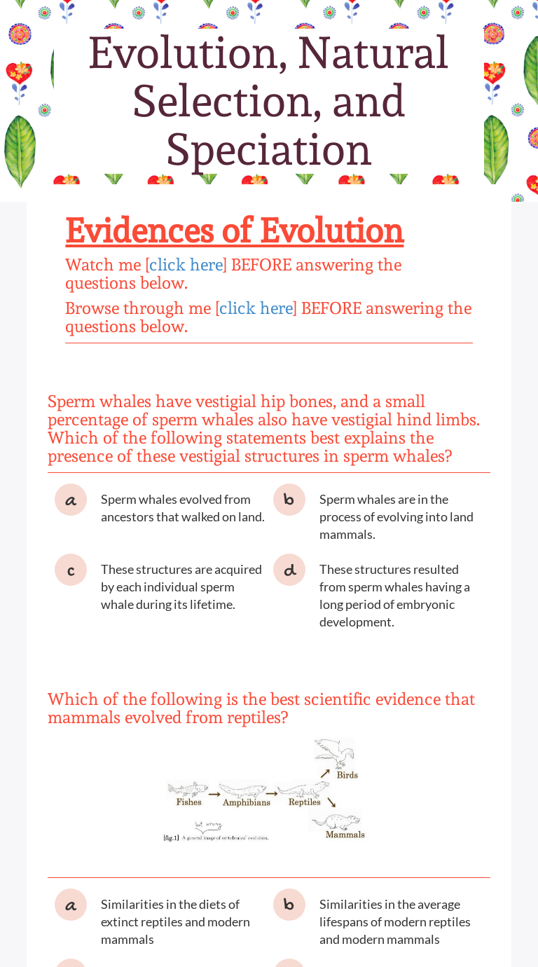 90 Evolution Natural Selection Worksheets 60