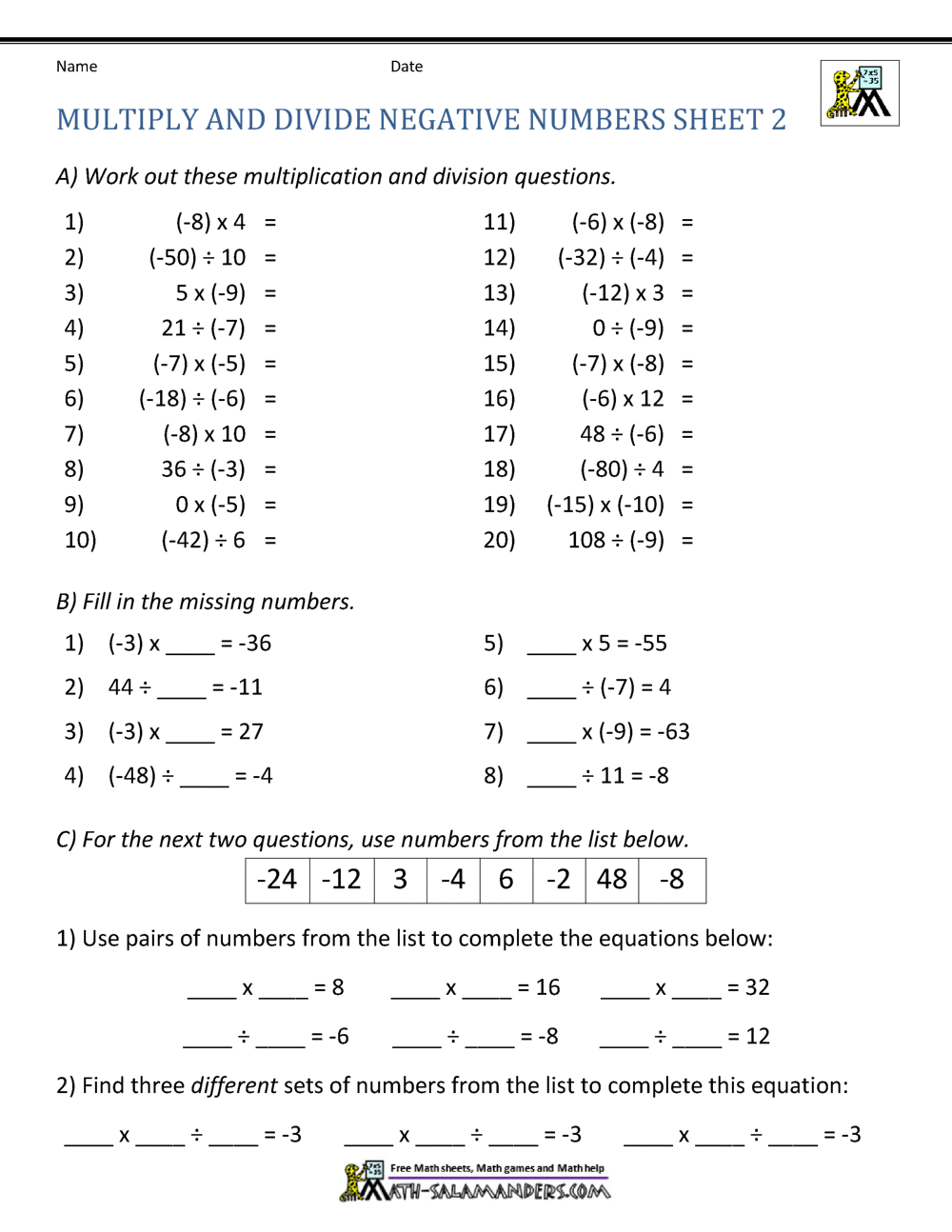 90 Multiplying By 5 Worksheets 16