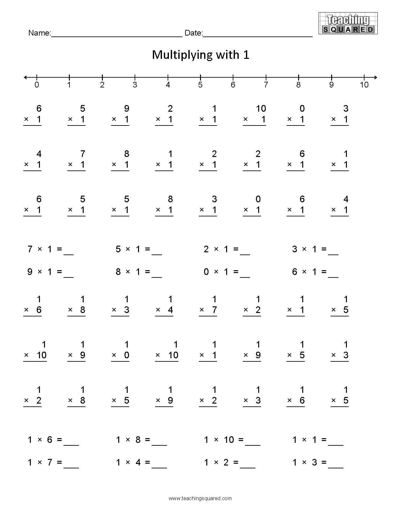 90 Multiplying By 5 Worksheets 46